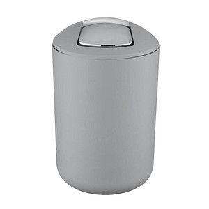 4008838877500 - WENKO Kosmetikeimer Brasil Grau L 65 Liter Grau Kunststoff (TPE) grau - grau